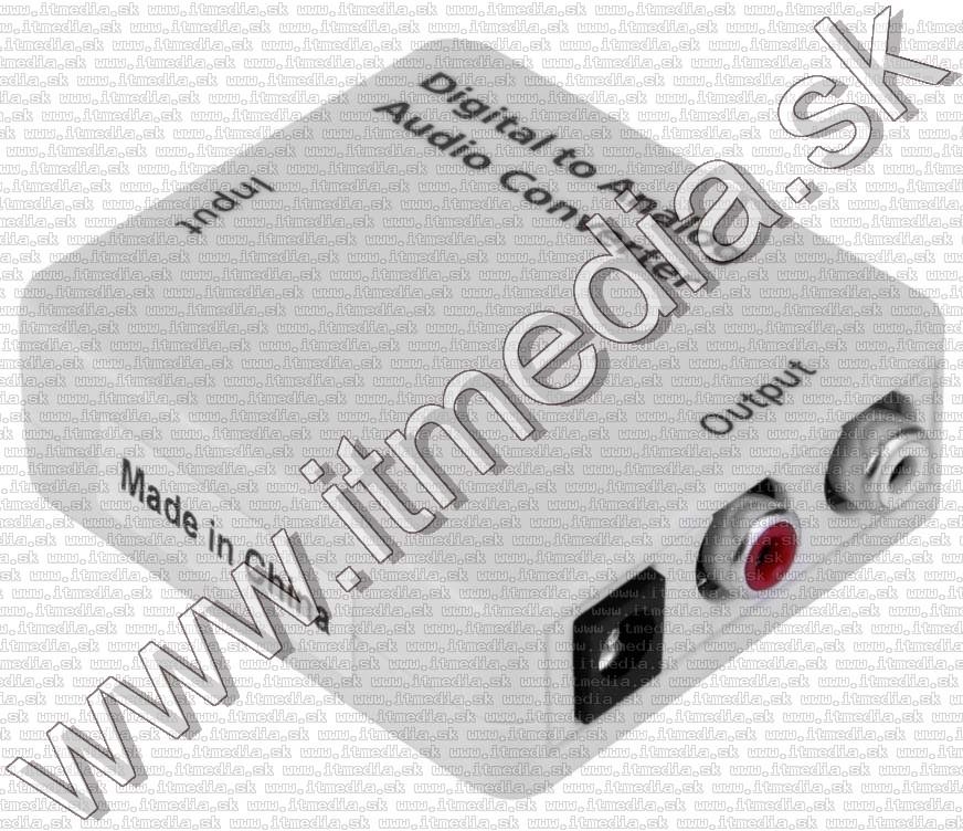 Image of Digitális audiót Analógra konvertáló Toslink vagy Coax->2xRCA V2 (IT11957)